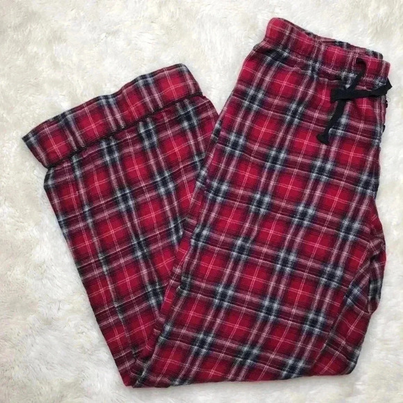 Denver Hayes Pajama Pants Red Plaid Size Medium - Picture 1 of 16